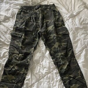 Almost Famous Camouflage Joggers with Pockets